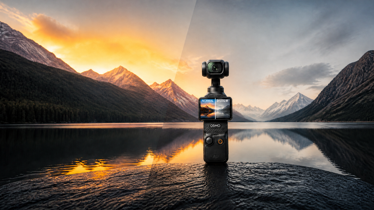 DJI Osmo Pocket 3: Normal vs. D-Log M for Beginners