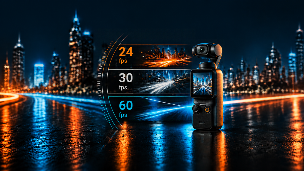 DJI Osmo Pocket 3: Should You Shoot in 24, 30, or 60 fps?