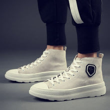 Load image into Gallery viewer, Men's Simple Style High Top Leather Martin Boots - Abershoes