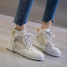 Load image into Gallery viewer, High Top Breathable Mesh Sneaker Shoes - Abershoes