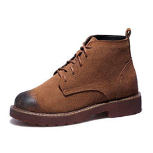 Load image into Gallery viewer, Trendy Leather Martin Booties - Abershoes