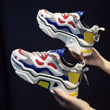 Load image into Gallery viewer, Trendy Color Block Mesh Breathable Sneaker Shoes - Abershoes