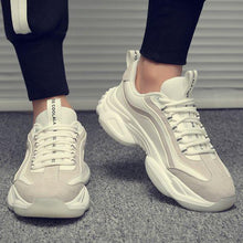 Load image into Gallery viewer, Trendy Striped Comfortable Sneaker Shoes - White - Abershoes