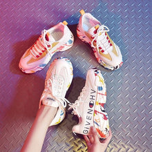 Load image into Gallery viewer, Stylish Floral Print Sneaker Shoes - Abershoes