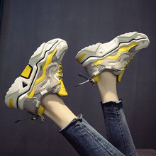Load image into Gallery viewer, Trendy Color Block Mesh Breathable Sneaker Shoes - Abershoes
