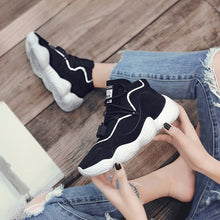 Load image into Gallery viewer, Chic High Top Breathable Dad Sneaker Shoes - Abershoes