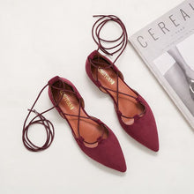 Load image into Gallery viewer, Trendy Cross Strap Flat Sandals - Abershoes