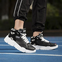 Load image into Gallery viewer, Color Block High Top Sneaker Shoes - Abershoes