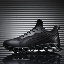 Load image into Gallery viewer, Trendy Design Black Blade Sneaker Shoes - Abershoes
