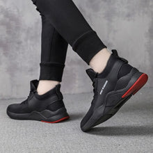 Load image into Gallery viewer, Men's Black Mesh Breathable Sneaker Shoes - Abershoes