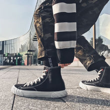 Load image into Gallery viewer, Men's Stylish High Top Hip Hop Canvas Shoes - Abershoes