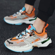 Load image into Gallery viewer, Men's Chic Color Block Dad Sneaker Shoes - Abershoes