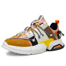Load image into Gallery viewer, Men's Stylish Color Block Breathable Sneaker Shoes - Abershoes