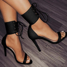 Load image into Gallery viewer, Sexy Snake Skin High Heel Pump Shoes - Abershoes
