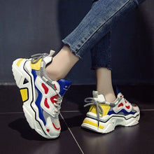 Load image into Gallery viewer, Trendy Color Block Mesh Breathable Sneaker Shoes - Abershoes