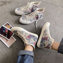 Load image into Gallery viewer, Men's Chic High Top Painting Canvas Shoes - Abershoes