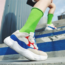 Load image into Gallery viewer, Color Block Trendy Dad Sneakers - Abershoes