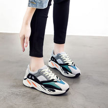 Load image into Gallery viewer, Trendy Retro Color Block Mesh Dad Sneaker Shoes - Abershoes