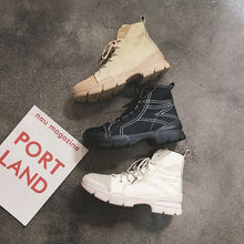 Load image into Gallery viewer, Women's British Street Style High Top Martin Boots - Abershoes