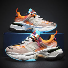 Load image into Gallery viewer, Men's Chic Color Block Dad Sneaker Shoes - Abershoes