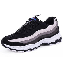 Load image into Gallery viewer, Men's Striped Color Block Sneaker Shoes - Abershoes