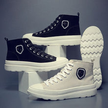 Load image into Gallery viewer, Men's Simple Style High Top Leather Martin Boots - Abershoes