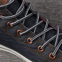 Load image into Gallery viewer, Men's Trendy High Top Denim Canvas Shoes - Abershoes