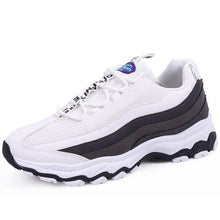 Load image into Gallery viewer, Men's Striped Color Block Sneaker Shoes - Abershoes