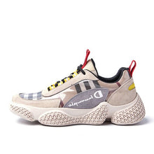 Load image into Gallery viewer, Hot Trend Color Block Grid Sneaker Shoes - Abershoes