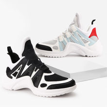 Load image into Gallery viewer, Women's Mesh Breathable Color Block Sneaker Shoes - Abershoes