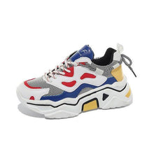 Load image into Gallery viewer, Trendy Color Block Mesh Breathable Sneaker Shoes - Abershoes