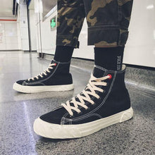 Load image into Gallery viewer, Men's Stylish High Top Hip Hop Canvas Shoes - Abershoes
