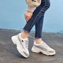 Load image into Gallery viewer, Classical Black White Block Sneaker Shoes - Abershoes