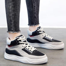 Load image into Gallery viewer, Leather High-top Sneaker Shoes - Abershoes