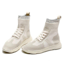 Load image into Gallery viewer, Women's Pure Color High Top Sock Shoes - Abershoes