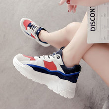 Load image into Gallery viewer, Women's Color Block Mesh Breathable Sneaker Shoes - Abershoes