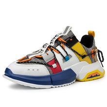 Load image into Gallery viewer, Men's Stylish Color Block Breathable Sneaker Shoes - Abershoes