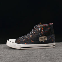 Load image into Gallery viewer, Men's Trendy High Top Denim Canvas Shoes - Abershoes