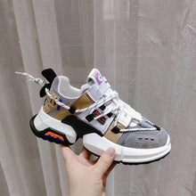 Load image into Gallery viewer, Women's Stylish Color Block Breathable Sneaker Shoes - Abershoes