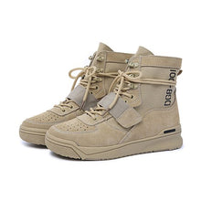 Load image into Gallery viewer, Women's Trendy High Top Leather Martin Boots - Abershoes