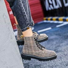 Load image into Gallery viewer, Women's Chic British Style Leather Martin Boots - Abershoes