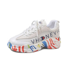 Load image into Gallery viewer, Stylish Floral Print Sneaker Shoes - Abershoes