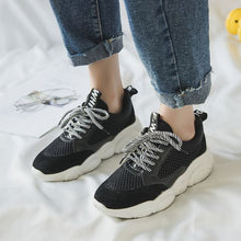 Load image into Gallery viewer, Cute Mesh Platform Dad Sneaker Shoes - Abershoes
