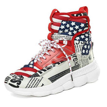Load image into Gallery viewer, High Top Platform Sneaker Shoes - Abershoes