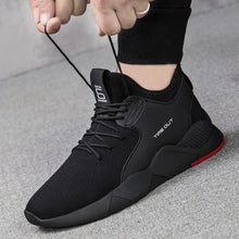 Load image into Gallery viewer, Men's Black Mesh Breathable Sneaker Shoes - Abershoes